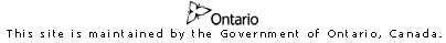 This site is maintained by the Government of Ontario, Canada
